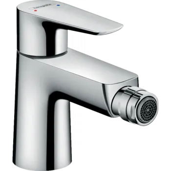 Смеситель для биде hansgrohe Talis E 717,2100 со сливным клапаном push-open, хром