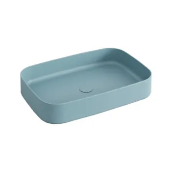 Раковина накладная Cielo Shui Comfort SHCOLAR60 PL 60 см голубой