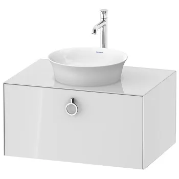 Duravit White Tulip  Тумбочка подвесная, 408x800x550 мм, 2 ящика с ручкой, цвет: белый высокоглянцевый