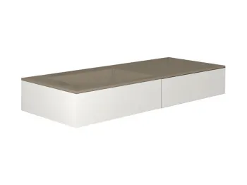 Раковина встраиваемая Cielo Milano MILASF AV 120 см коричневый