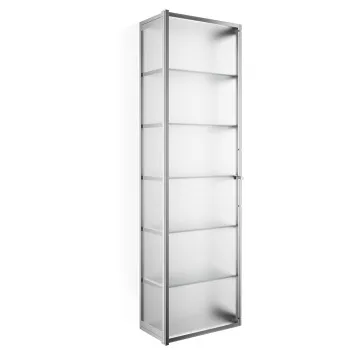 Шкафчик подвесной Decor Walther Glas S 4 35x19x120 стекло матовое, хром 602506