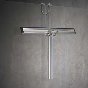 Водосгон для стеклянных ограждений Novellini Frame, хром R90RACLA0A