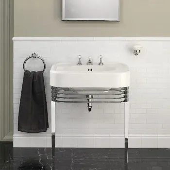 Раковина Devon&Devon Blues 71х56,5 cм с 3 отв под смеситель белый IBLG3FBLUES