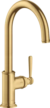 Axor Montreux Смеситель для кухни 260, на 1 отв., цвет: шлифованное золото 16580250