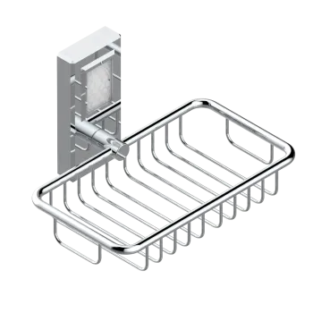 Мыльница-корзина металлическая THG Metropolis Cristal Clair A2A-A02-620 хром