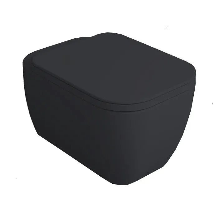 Крышка сиденье Simas Henges HE 004 antracite matt с микролифтом черный