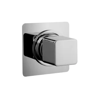 Внешняя часть встраиваемого смесителя Cisal Cubic хром CU00331021