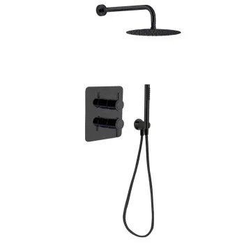 Смеситель для душа Ramonsoler Odisea встраиваемый термостатический на 2 выхода с тропическим и ручным душем K3987021NM