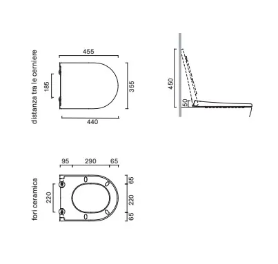 Сиденье для унитаза 45×35 Catalano SFERA с микролифтом Bianco lucido 0551300001