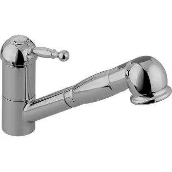 Смеситель для кухни Cisal Arcana Royal на 1 отверстие, с выдвижным изливом, хром AY00257021