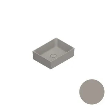 Раковина 45×35 h13 Catalano Premium накладная Tortora satinato 0222450032