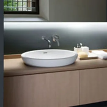 Раковина Agape Spoon XL 63.8x49x17.6, без отв., овальная, белый ACER0713IZ *0