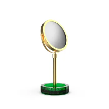 Зеркало косметическое Decor Walther Kristall KR KSA Английский зеленый / Золото матовое 941996