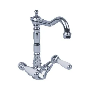 Смеситель для раковины Jorger Delphi 109.10.305.000 белый\хром