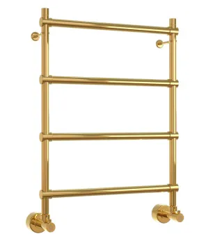 Полотенцесушитель водяной Margaroli Sole 4424704EGN 72x54 золото