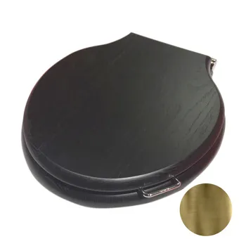 Сиденье для унитаза из массива дуба Devon&Devon Etoile/new Etoile темный/петли состаренная бронза с микролифтом 3IBSEWENETBR