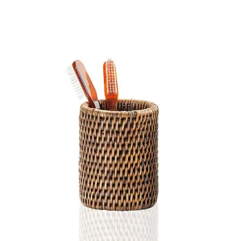 Стакан настольный Decor Walther Basket 931892 ротанг темный