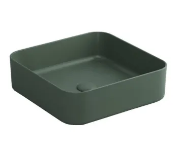 Раковина накладная Cielo Shui Comfort SHCOLAQ40 MU 40 см зеленый