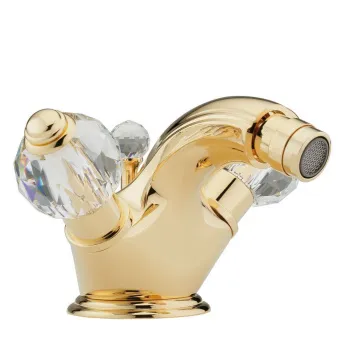 Смеситель для биде THG Mandarine Cristallia Diamant U1K-F01-3202 полированное золото
