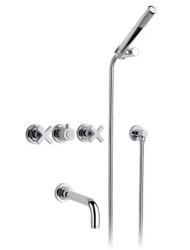 Смеситель для ванны Nicolazzi Monte Croce Встроенный с ручным душем 2203CR27