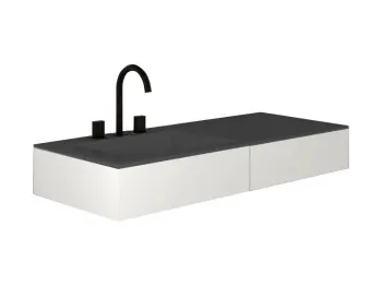 Раковина встраиваемая Cielo Milano MILA LV 120 см черный