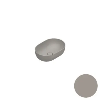 Раковина 50×35 h16 Catalano Sfera накладная Tortora satinato 0522500032