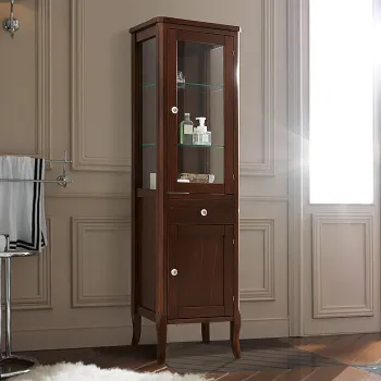 Колонна Kerasan Retro 465x34x160,5h, петли справа DX, noce, орех, ручки: керамика 731540-dx