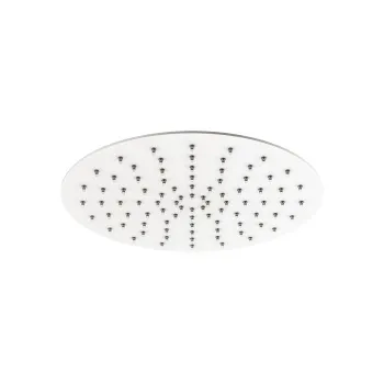 Верхний душ Plumberia Selection d.250 из нерж.стали,встроенный клапан безопасности, поворот.крепление, антикальций, 2, бел.матов., SAT3174BO