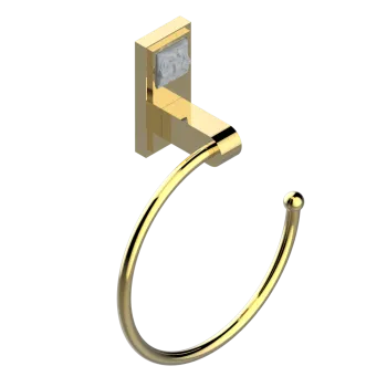 Полотенцедержатель THG Masque De Femme Metal Grave A2T-F01-504N полированное золото