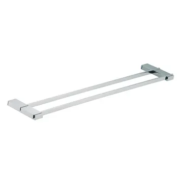 Полотенцедержатель Fima Carlo Frattini Quadra 400, двойной, хром F6021/60CR