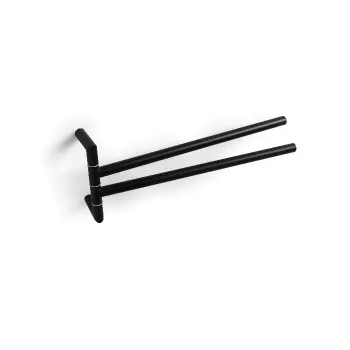 Полотенцедержатель двойной Bertocci Trecento 30, черный матовый 12548360800