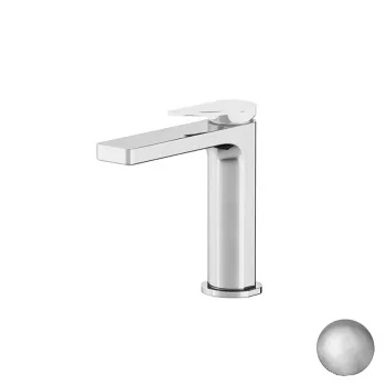 Смеситель для раковины Gattoni Soffio 8140/81NS click-clack, никель