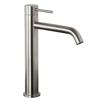 Смеситель для раковины высокий Fima Carlo Frattini Spillo Steel F3071/HINOX click-clack, нержавеющая сталь