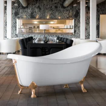 Слив с цепочкой Knief с сифоном с горизонтальным отводом, латунь 0100-091-01