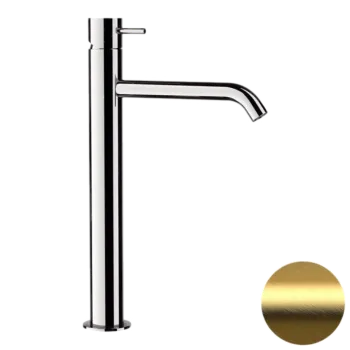 Смеситель для раковины Daniel Tokyo TK607BDP золото брашированное