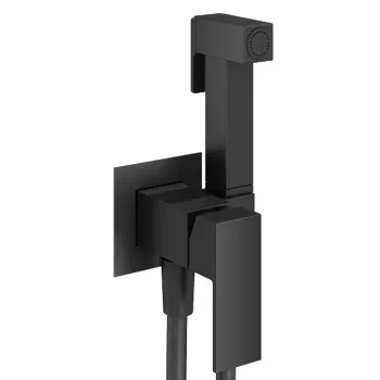 Гигиенический души Plumberia Selection Tag PVC 1250, черный матовый, TG2000NO