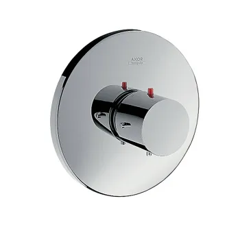 Axor Starck Встраиваемый термостат для душа, с запорным вентилем, внешняя часть, цвет: хром 10710000