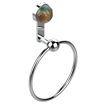 Полотенцедержатель THG Flore U5A-A02-504N хром