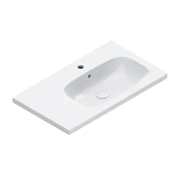 Раковина Catalano Alvea 80x46 чаша справа, с 1 отв, белый глянцевый 620831001