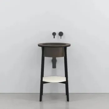 Раковина встраиваемая Cielo I Catini Catino Tondo CALAT FN 50 см коричневый