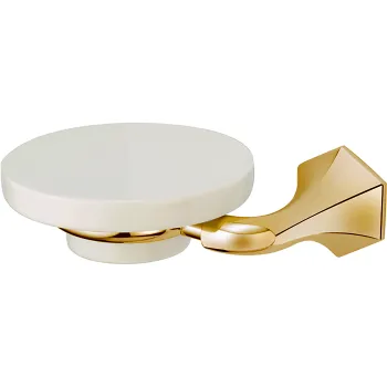 Мыльница подвесная Cisal Cherie золото/керамика CE09060024