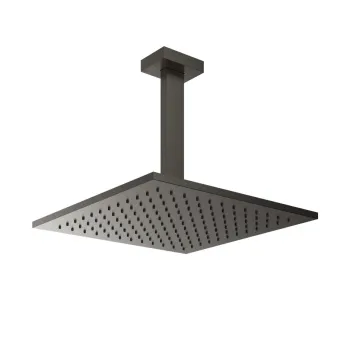 Верхний душ Gessi Rettangolo 15186.707 Black Metal Brushed PVD