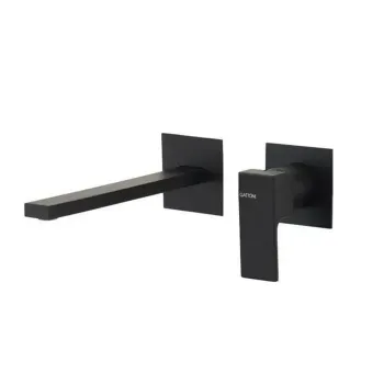 Смеситель для раковины встраиваемый Gattoni Kubik 2537/25NO черный