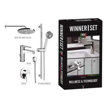 Набор смесителей Remer Winner  для ванной комнаты W0910315RMOI