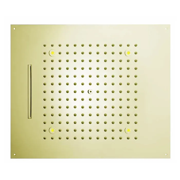 BOSSINI DREAM/2 Верхний душ 570 x 470 мм, с 4 LED RGB, 2 режима (дождь, каскад), блок питания/управл