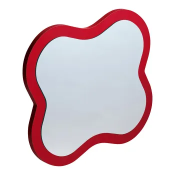 LAUFEN Florakids Зеркало 435x21x383 мм, «цветок», красный