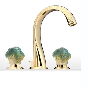 Смеситель для раковины THG Jade Dragon U5H-F01-151 полированное золото
