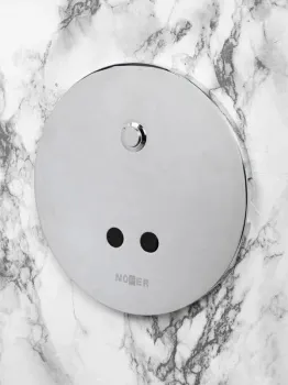 Автоматический встраиваемый Nofer смыв для унитаза с кнопкой 07292.B