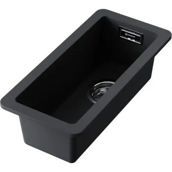 Дополнительная мойка Omoikiri Kata 20-U-BL черная 4993375