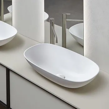 Раковина Antonio Lupi Velo 35х54, без отв., белый А0002423927